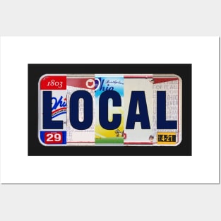 Ohio Local License Plates Posters and Art